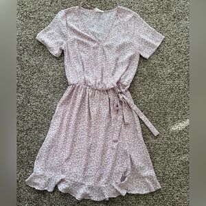 Sienna Sky Pink Floral Mini Dress